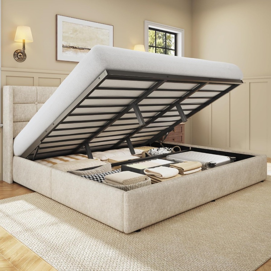 Gas Lift Storage Bed Hydraulic - Размер: кровать с подъемным механизмом для
