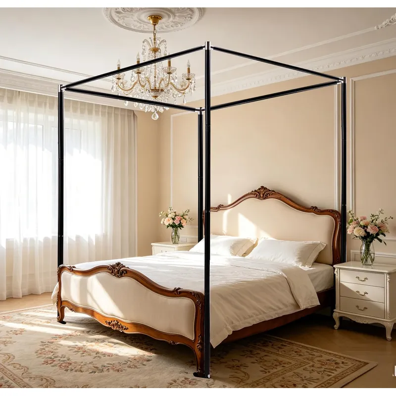 Каркас кровати с балдахином из – обзор и цена Canopy Bed Frame Metal Queen