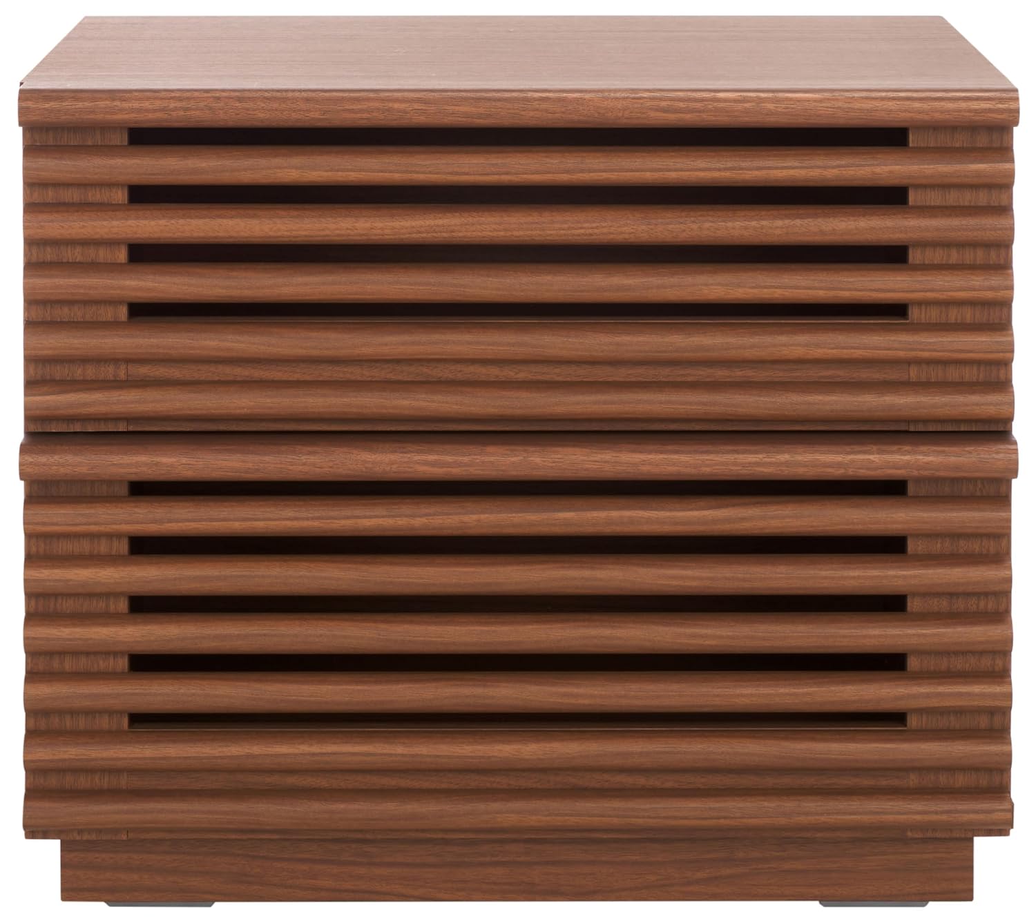 Тумбочка Averi Dark Walnut с д – обзор и цена Solid Wood Nightstand 2 Drawers