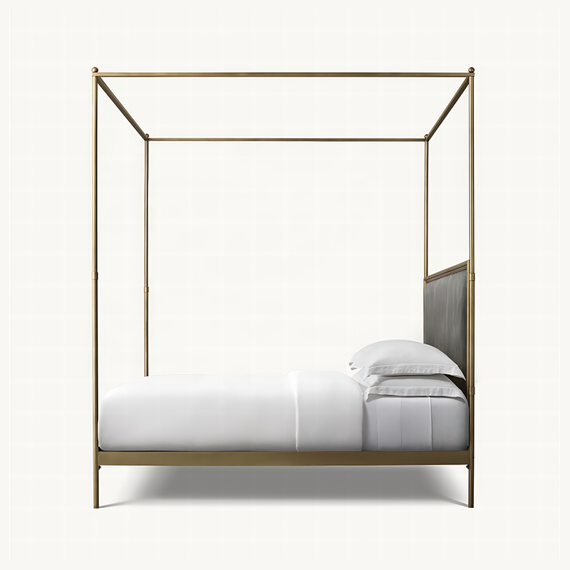 Современная металлическая кров – обзор и цена Canopy Bed Frame Metal Queen