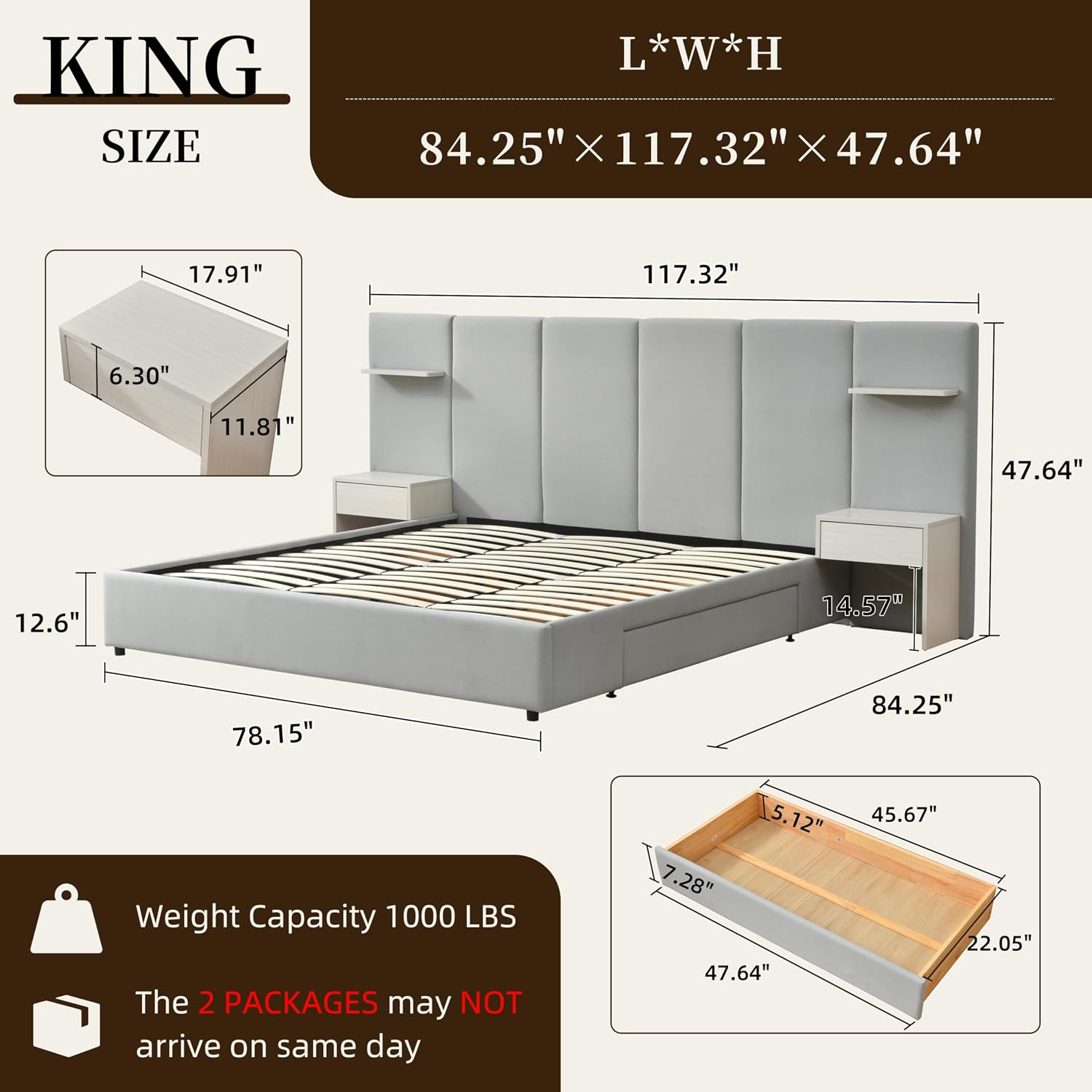 Кровать размера 