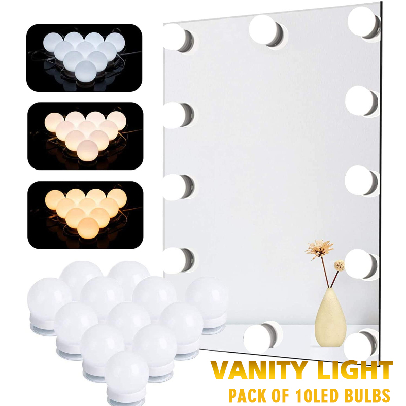 Светодиодные лампочки для зерк – обзор и цена Dressing Table Vanity With Lighted Mirror
