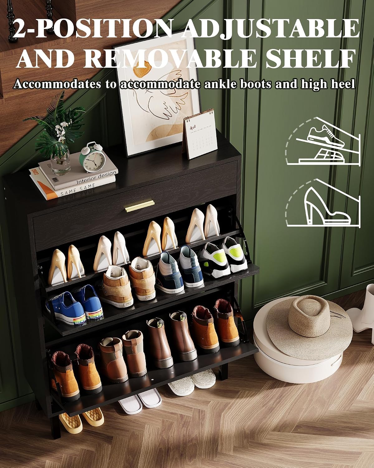 Узкий шкаф для обуви для прихо – обзор и цена Shoe Rack Cabinet Narrow Entryway