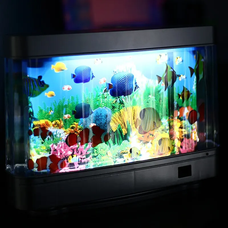 Тропические аквариумные лампы, – обзор и цена Floating Nightstand With Led Light
