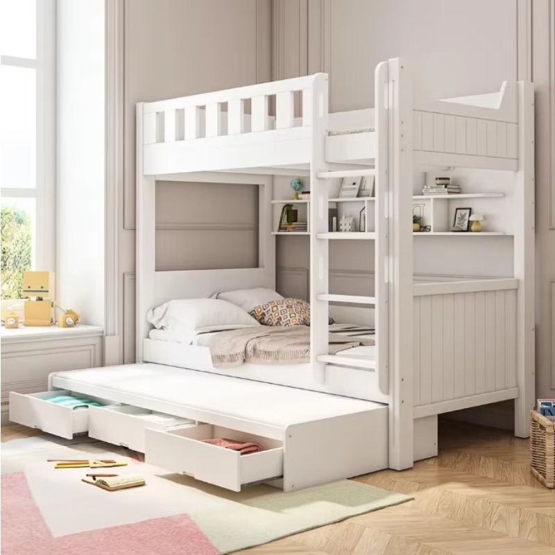 Детская мебель для спальни: Де – обзор и цена Bunk Bed With Stairs And Slide