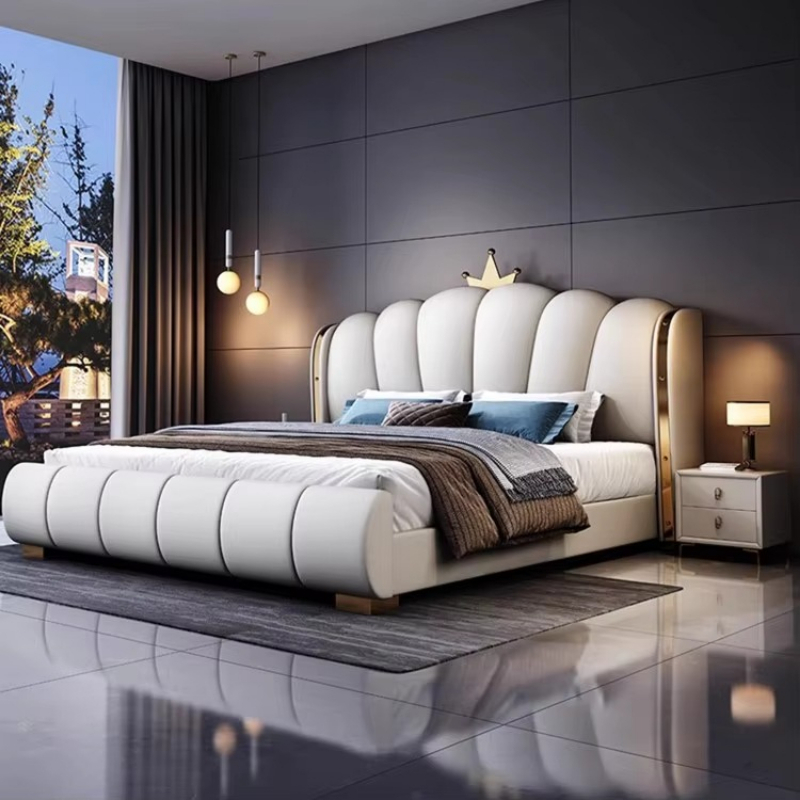 Современная роскошная деревянн – обзор и цена King Size Bed Frame With Storage Drawers