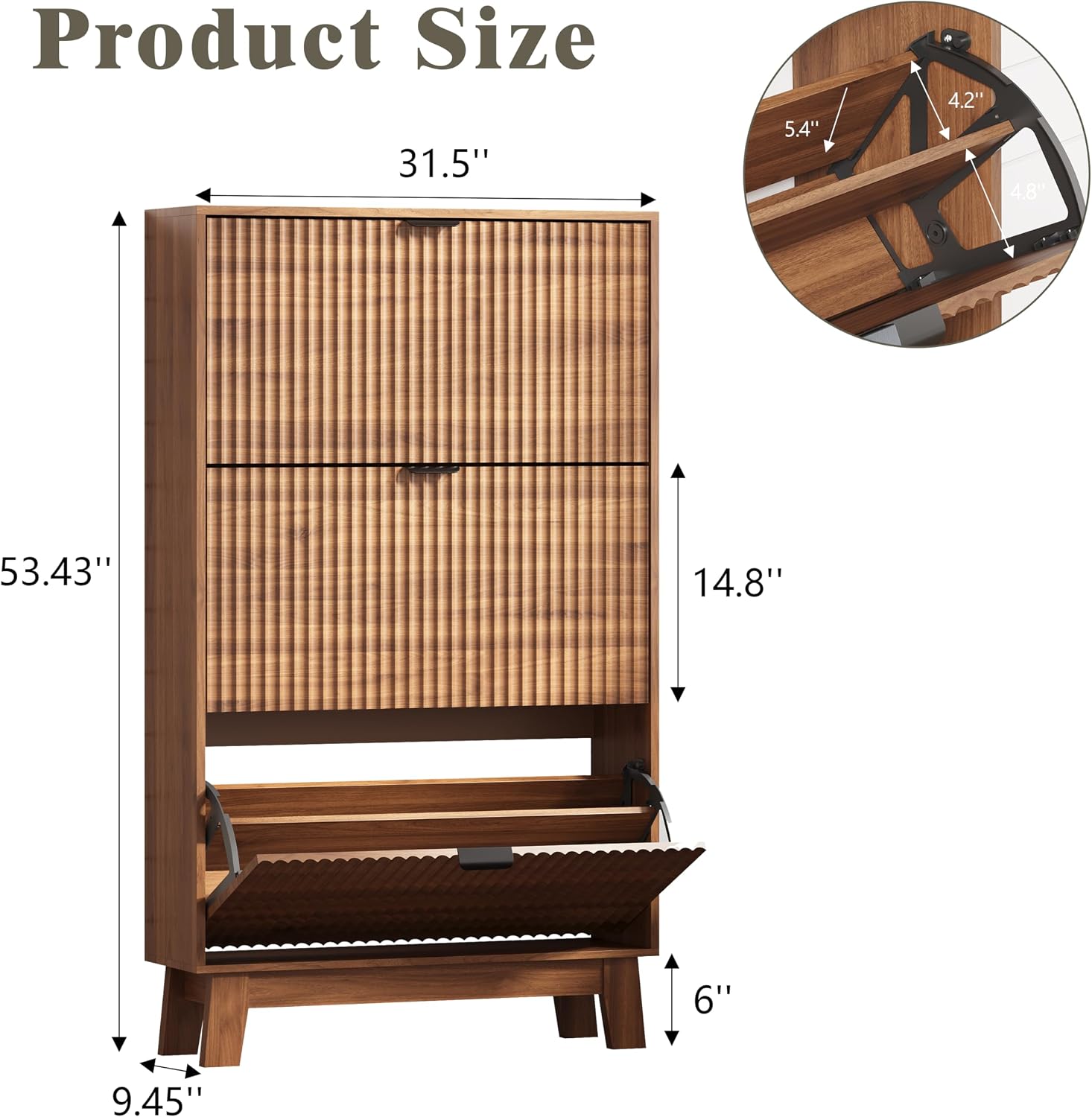 Шкаф для обуви в прихожую с 3  – обзор и цена Shoe Rack Cabinet Narrow Entryway