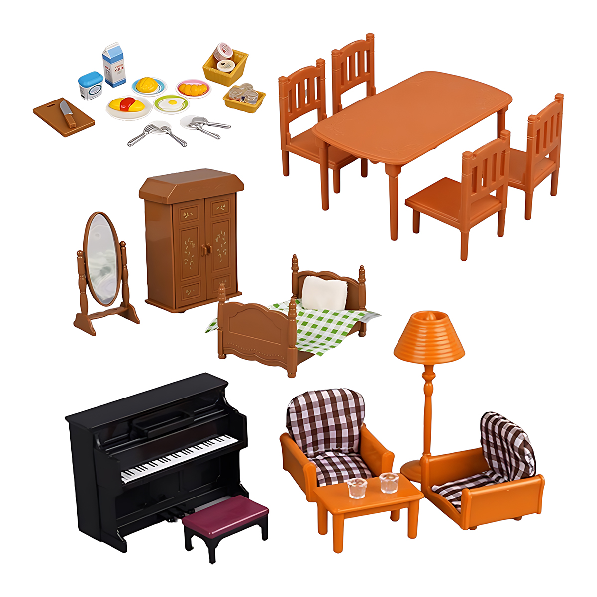 Миниатюрная мебель 1:12 для ку – обзор и цена Bedroom Furniture